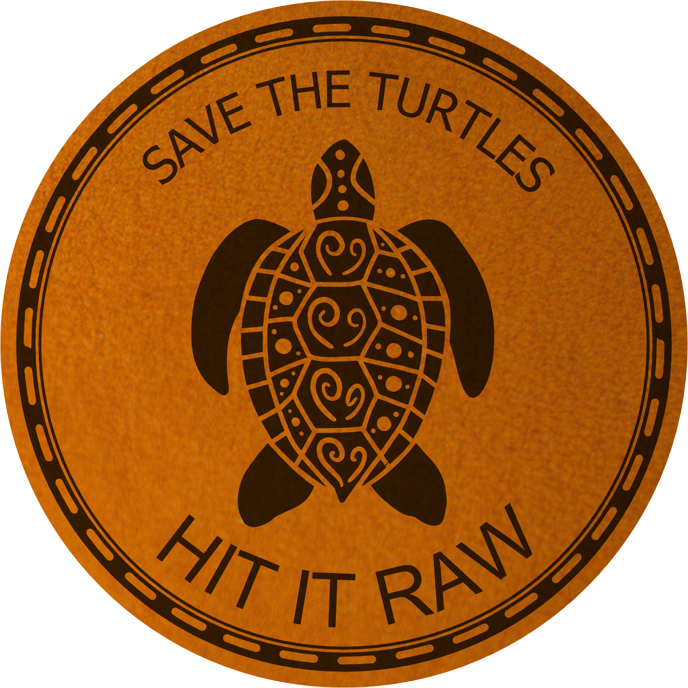 Save the Turtles Leather Patch Trucker Hat - Image 3