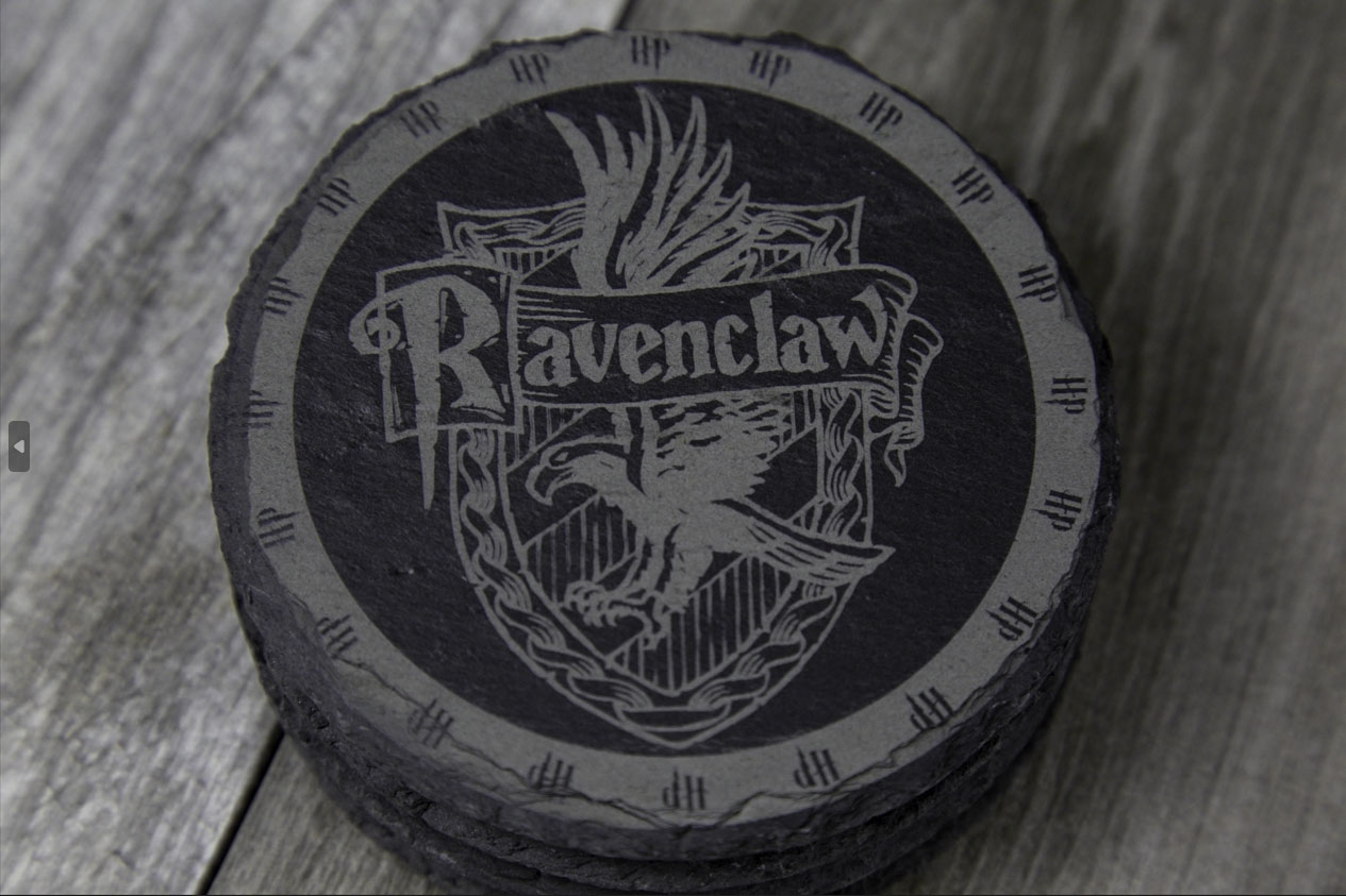 Wizard School House Crest Slate Coasters - Image 4