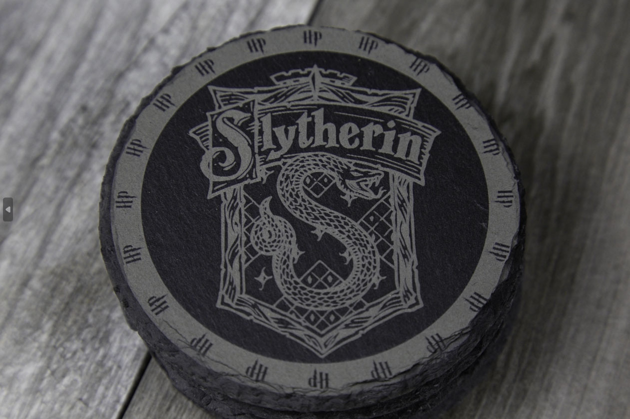 Wizard School House Crest Slate Coasters - Image 5